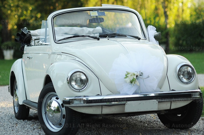 Volkswagen Maggiolone Cabrio matrimonio Roma