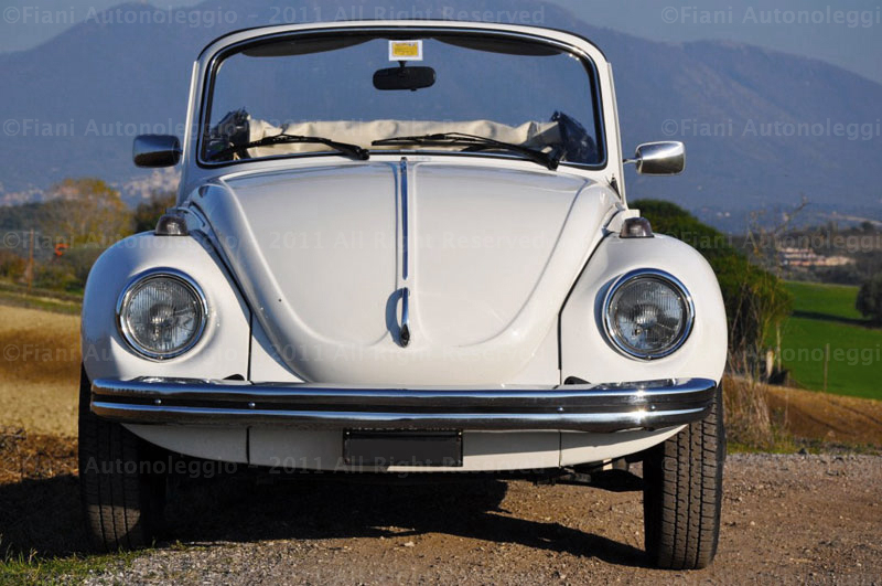 Volkswagen Maggiolone Cabrio matrimonio Roma