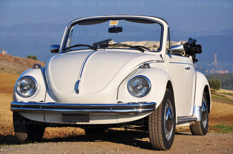 Volkswagen Maggiolone Cabrio matrimonio Roma