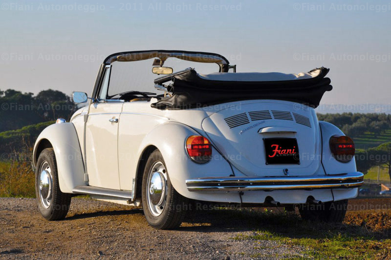 Volkswagen Maggiolone Cabrio matrimonio Roma