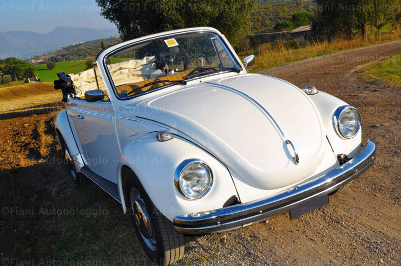 Volkswagen Maggiolone Cabrio matrimonio Roma