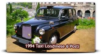 Taxi Londinese 6 posti